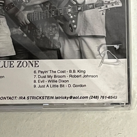 Vintage Blue Zone CD Ray Ward Stacia Soulful Blues Rare - Picture 6 of 6